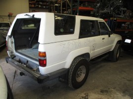 1989 TOYOTA 4RUNNER, 3.0L AUTO 4WD, COLOR WHITE, STK Z15908